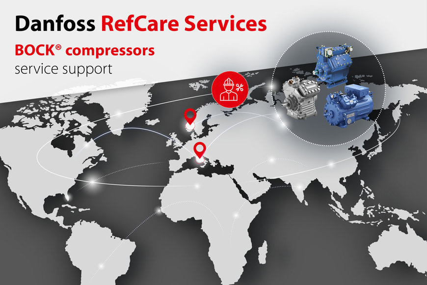 Danfoss launches new aftersales service for BOCK® compressors