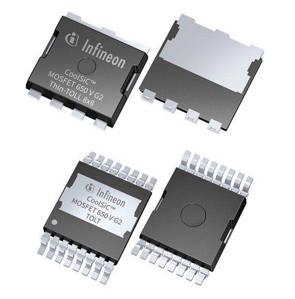 New industrial CoolSiC™ MOSFETs 650 V G2 in TOLT and Thin-TOLL package increase system power density