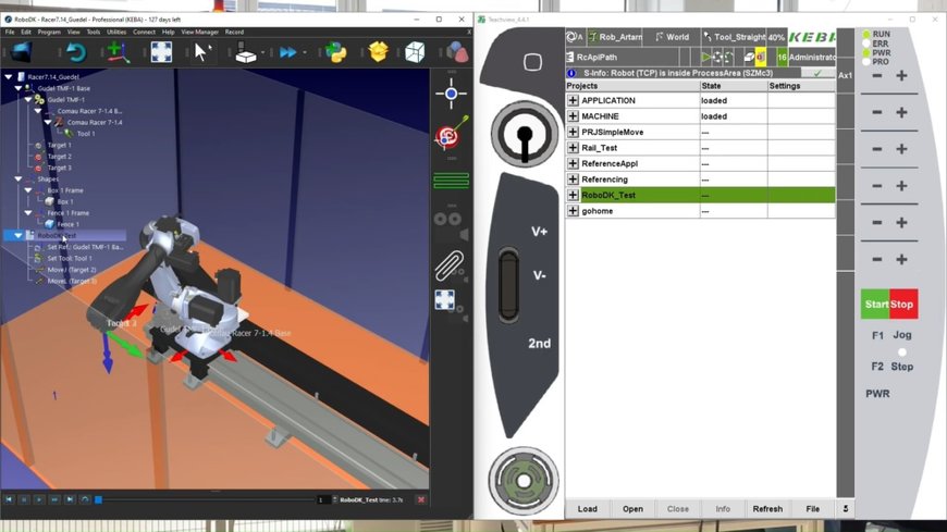 Partnership between RoboDK and KEBA Industrial Automation