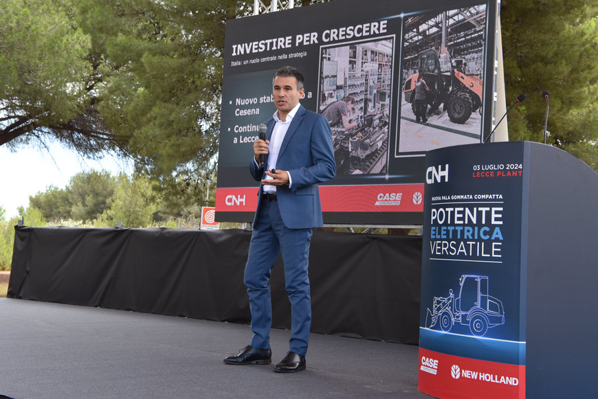 CNH inaugurates electric compact wheel loader production line in Lecce