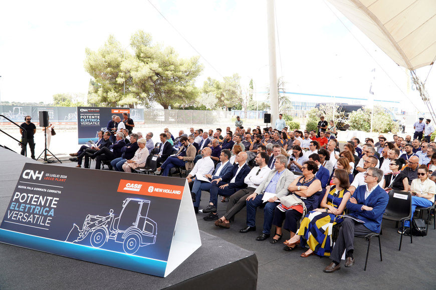 CNH inaugurates electric compact wheel loader production line in Lecce