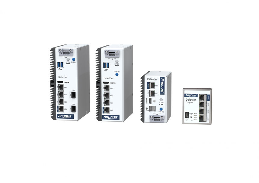 HMS Networks launches the Anybus Defender industrial security appliances lineup