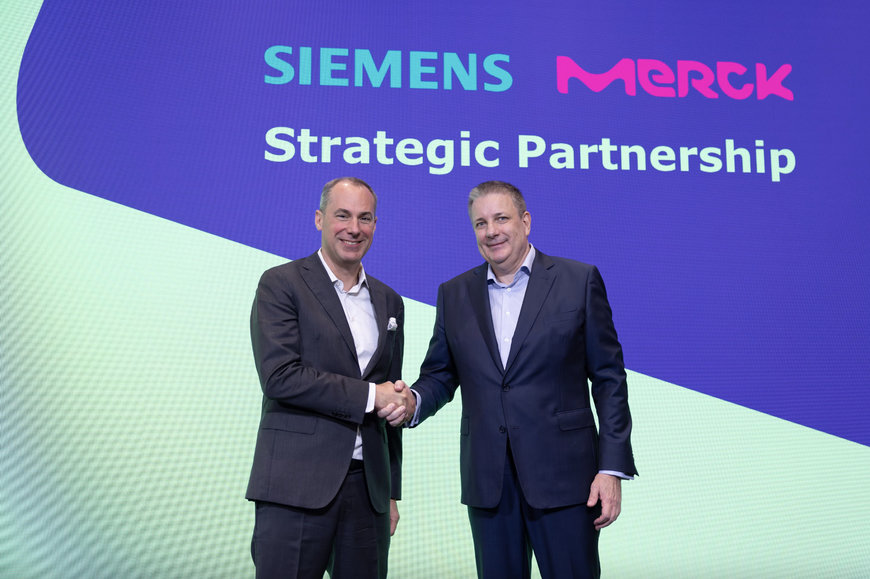 MERCK AND SIEMENS ENTER STRATEGIC PARTNERSHIP ON DIGITAL TRANSFORMATION TECHNOLOGY