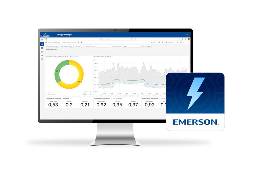 New Emerson Solution Reduces Energy Costs, Carbon Emissions for Manufacturers 